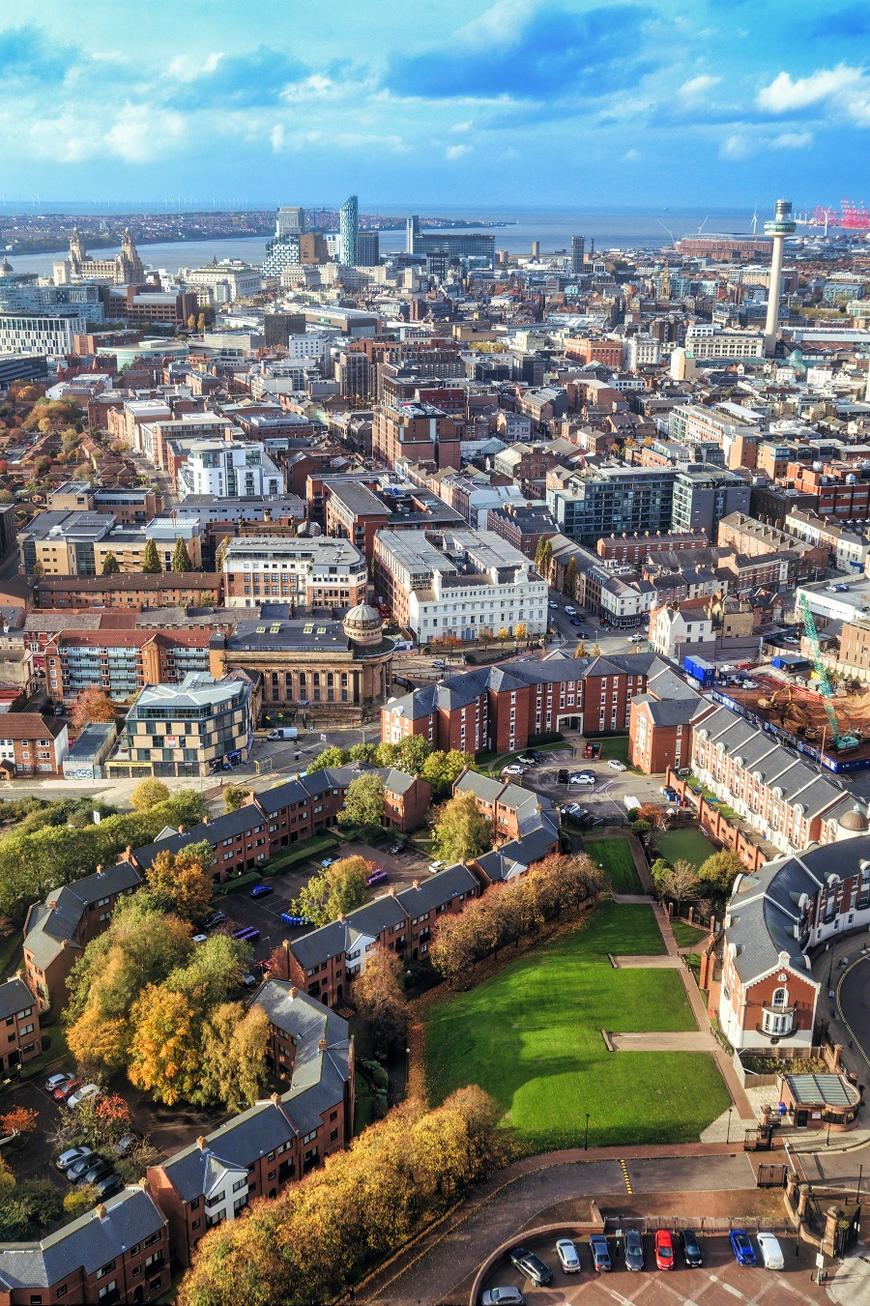 Air Conditioning Merseyside | View of City of Liverpool, UK.
